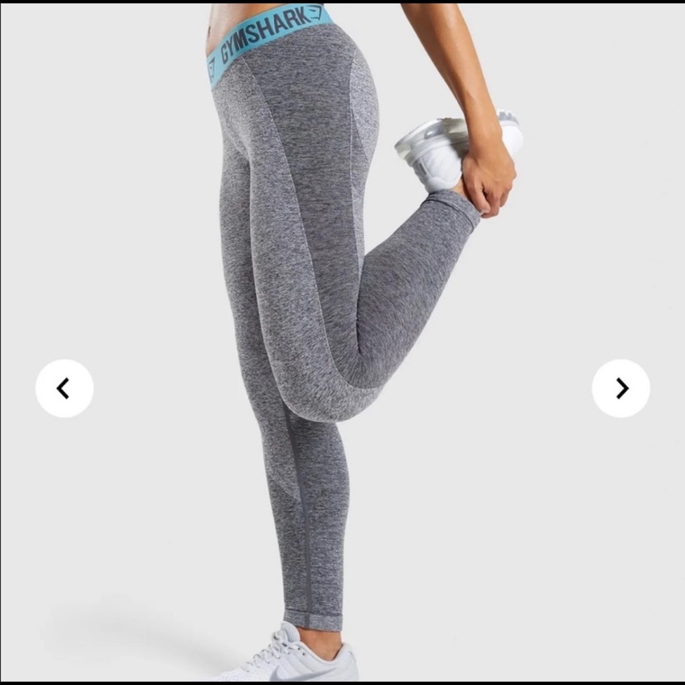 Grey gym shark leggings